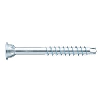 ASSY<SUP>®</SUP>plus 4 TH glass strip screw Hardened zinc-plated steel partial thread top head 60°