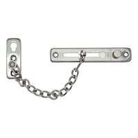 Door chain with spring catch
