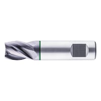 ecoSpeedcut Universal solid carbide end mill, short, four blades, uneven angle of twist gradient, HB shank