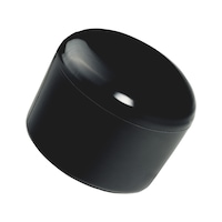 End caps GPN 280 Polyethylene (PE-LD), black