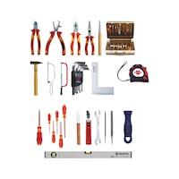 Electrical tool case set 43 pieces