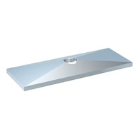 Plaque DIN3015-3 acier zinc/nickel Type GD