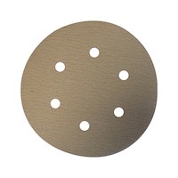 Sandpaper disc GOLD 6 holes