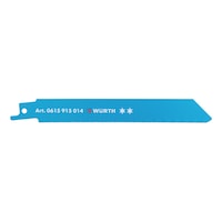 Sabre saw blade, metal, two stars For thin sheet metal/sheet metal profiles and piping