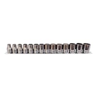 1/2 inch multi-socket wrench assortment 14 pieces
