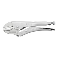 Locking pliers with prism jaws