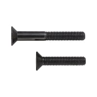 Countersunk screw with hexagon socket head ISO 10642, steel 10.9, plain