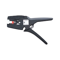 Automatic self-adjusting wire stripping pliers