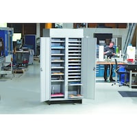 CLIP-O-FLEX® cabinet with hinged doors
