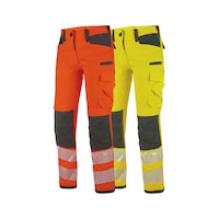 Women's neon high-visibility trousers