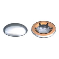 Shaft lock washer with cap Stainless steel 1.4310