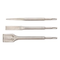 Multipack Plus Longlife & Speed HPP point, flat and spade chisel 3&nbsp;pieces