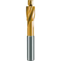 Counterbore Ruko HSS TiN DIN 373 with straight shank and fixed pilot, quality grade: fine for through holes