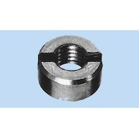 Slotted nut DIN 546, A2 stainless steel, plain