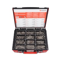 ASSY<SUP>®</SUP> 4 A2 CS universal screw assortment A2 stainless steel, plain, partial thread, countersunk head, 705 pieces in system case
