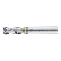 SC Speedcut aluminium end mill, long, optional, twin blade, variable helix DIN 6527L, HA shank