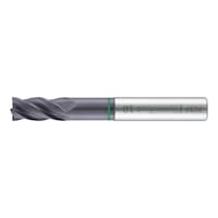 Speedcut Universal solid carbide end mill, extra long XL, optional, four blades, uneven angle of twist gradient, HA shank