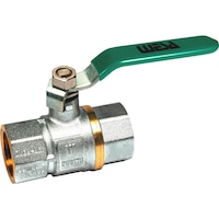 Ball valve brass F/F DVGW water w/ hand lever