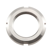 Grooved nut DIN 981, A2 stainless steel, plain, for clamping sleeve
