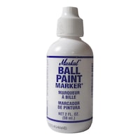Lacquer marker with ball marker, waterresistant