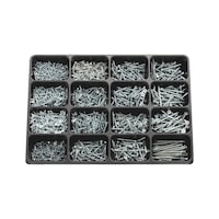 ASSY<SUP>®</SUP> 4 CS fittings screw zinc-plated steel, assortment 2100 pieces