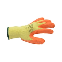 Protective glove, latex - cotton