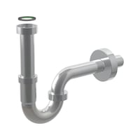 Standard U-bend Chrome-plated plastic, 200 mm outlet pipe