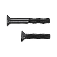 Countersunk head screw with hexagon socket ISO 10642, steel, strength class 10.9, zinc-nickel-plated, black (ZNBHL)