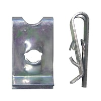 Sheet metal nut, type 12 Open thread area, small bracket distance