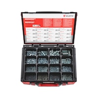 Set screws assortment 1000 pieces in system case 4.4.1. ISO 4026