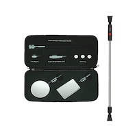 8-piece inspection kit and battery-powered hand-held lamp for bonnet