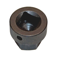 Adapter for screw tap spiral-fluted