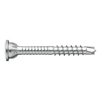 ASSY<SUP>®</SUP>plus 4 A2 TH terrace constr. screw A2 stainless steel, plain, partial thread, TH, with grooved shank