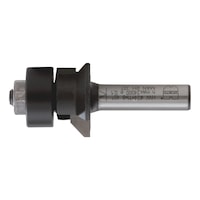 Chamfer flush milling cutter for wood With ball bearing