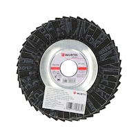 Lamella flap disc for steel/stainless steel Basic