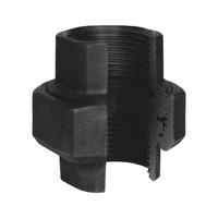 Raccordo A T (Tee) Uguale In Ferro Malleabile Nero 1/2 Pollice - Filetto Femmina BSP Per Tubi