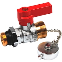 Ball valve KFE M/M heavy-duty vers. self-sealing