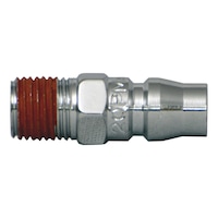 Stud for quick-action coupler steel