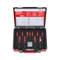Release tool, universal assortment 16 pieces in system case 4.4.2