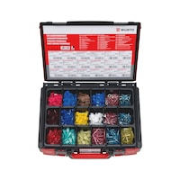 Snap lock cable connector/shrink-fit connector assortment 270 pieces in system case 4.4.1
