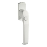 Window handle, die-cast zinc 402 safety knob