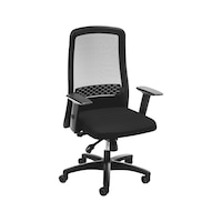 Chaise de bureau pivotante Comfort II Avec dossier en maille hautement respirant