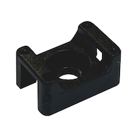 Cable tie holder screw mounting heavy duty