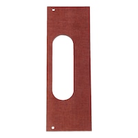 Replacement carrier plate for Insert 3D frame milling jig