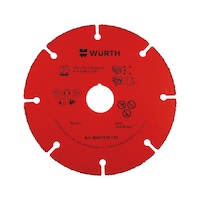 Cutting disc, carbide-tipped
