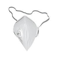 Disposable folding mask FFP2 with valve