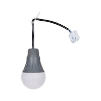 LED construction site lamp With connecting terminal