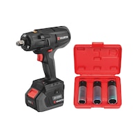 ASS 18&nbsp;1/2&nbsp;inch Compact and impact socket wrench set 4 pieces