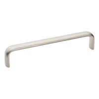Furn. handle design D handle stainless steel oval