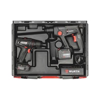 M-CUBE 12 volt 2-in-1 case set COMPACT ABH/ABS 5 pieces